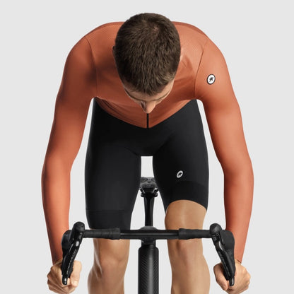 Wielrenshirt ASSOS MILLE GT S11 Lange Mouwen Rusty Brown