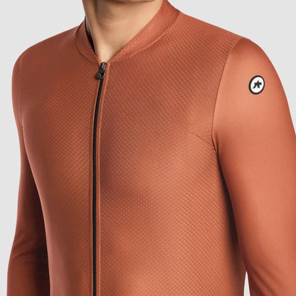 Wielrenshirt ASSOS MILLE GT S11 Lange Mouwen Rusty Brown