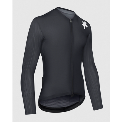 Truitje ASSOS EQUIPE RS S11 Lange Mouwen Zwart/Grijs