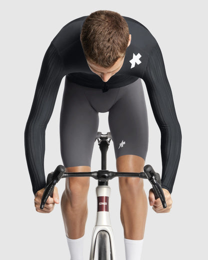 Truitje ASSOS EQUIPE RS S11 Lange Mouwen Zwart/Grijs