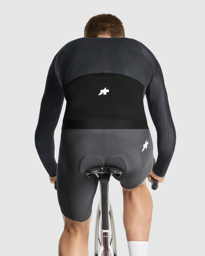 Truitje ASSOS EQUIPE RS S11 Lange Mouwen Zwart/Grijs