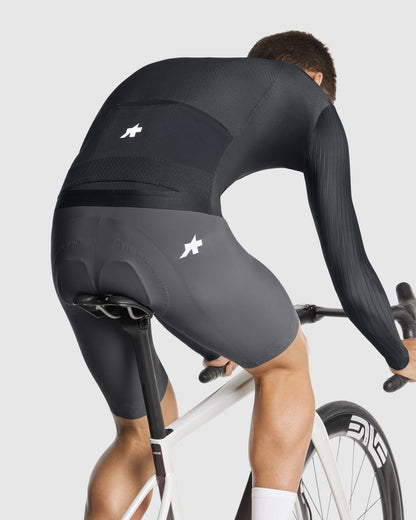 Truitje ASSOS EQUIPE RS S11 Lange Mouwen Zwart/Grijs