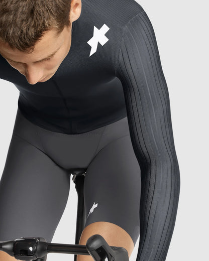 Truitje ASSOS EQUIPE RS S11 Lange Mouwen Zwart/Grijs