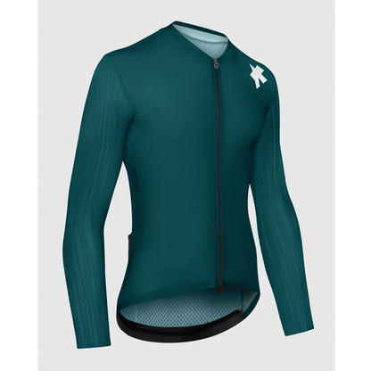 Wielershirt ASSOS EQUIPE RS S11 Lange Mouwen Petrol