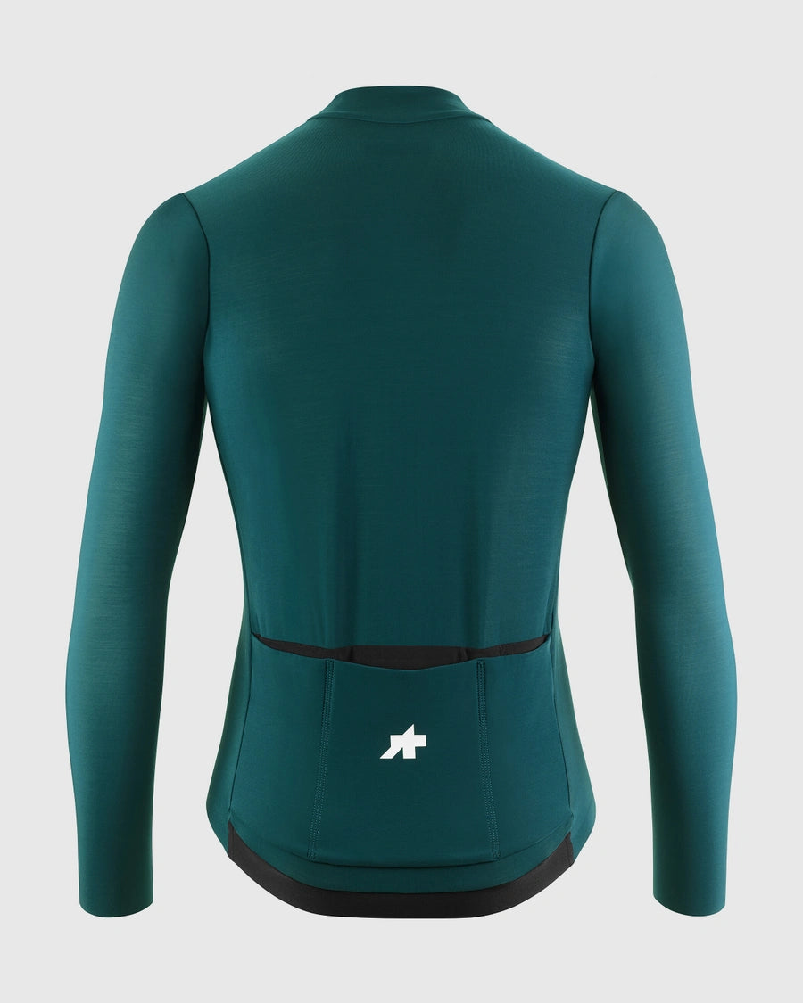 Wielershirt ASSOS MILLE GT SPRING FALL S11 Lange Mouwen Groen
