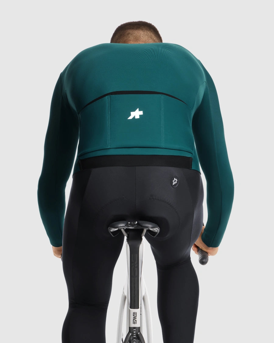 Wielershirt ASSOS MILLE GT SPRING FALL S11 Lange Mouwen Groen