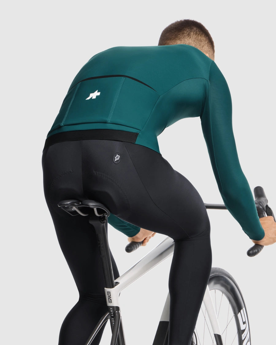 Wielershirt ASSOS MILLE GT SPRING FALL S11 Lange Mouwen Groen