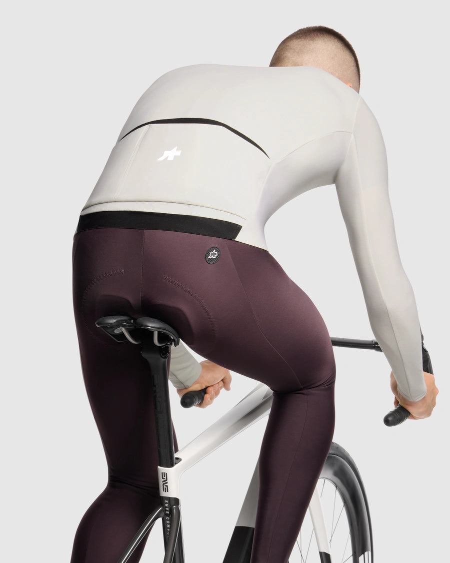 Fietsshirt ASSOS MILLE GT SPRING FALL S11 Lange Mouwen Wit