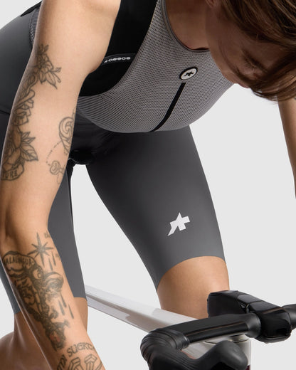 Kort Bretelles Cuissard ASSOS DYORA R S11 Dames Grijs