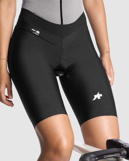 Korte Broek ASSOS UMA GT HALF S11 LONG Dames Zwart