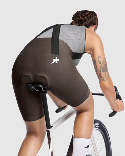 Korte Broek met Bretels ASSOS UMA GT S11 Dames Bruin