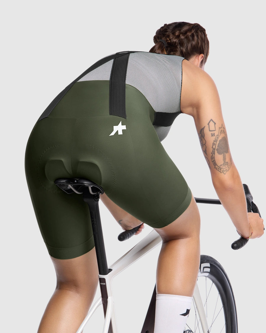 ASSOS UMA GT S11 Damesslip mosgroen