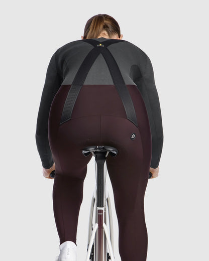 Lange Broek met Bretellen ASSOS UMA GT SPRING FALL S11 Dames Bruin