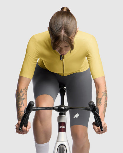 ASSOS DYORA R S11 Kortmouw Damesfietsshirt Yellow