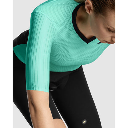Shirt ASSOS DYORA RSV S11 Korte Mouwen Dames Groen