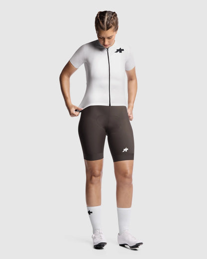 Wielershirt ASSOS UMA GT S11 EVO Korte Mouwen Dames White