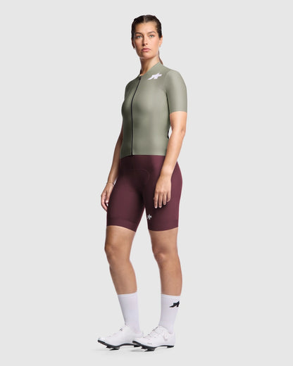 Damesshirt ASSOS UMA GT S11 EVO Korte Mouwen Dames Edge Green