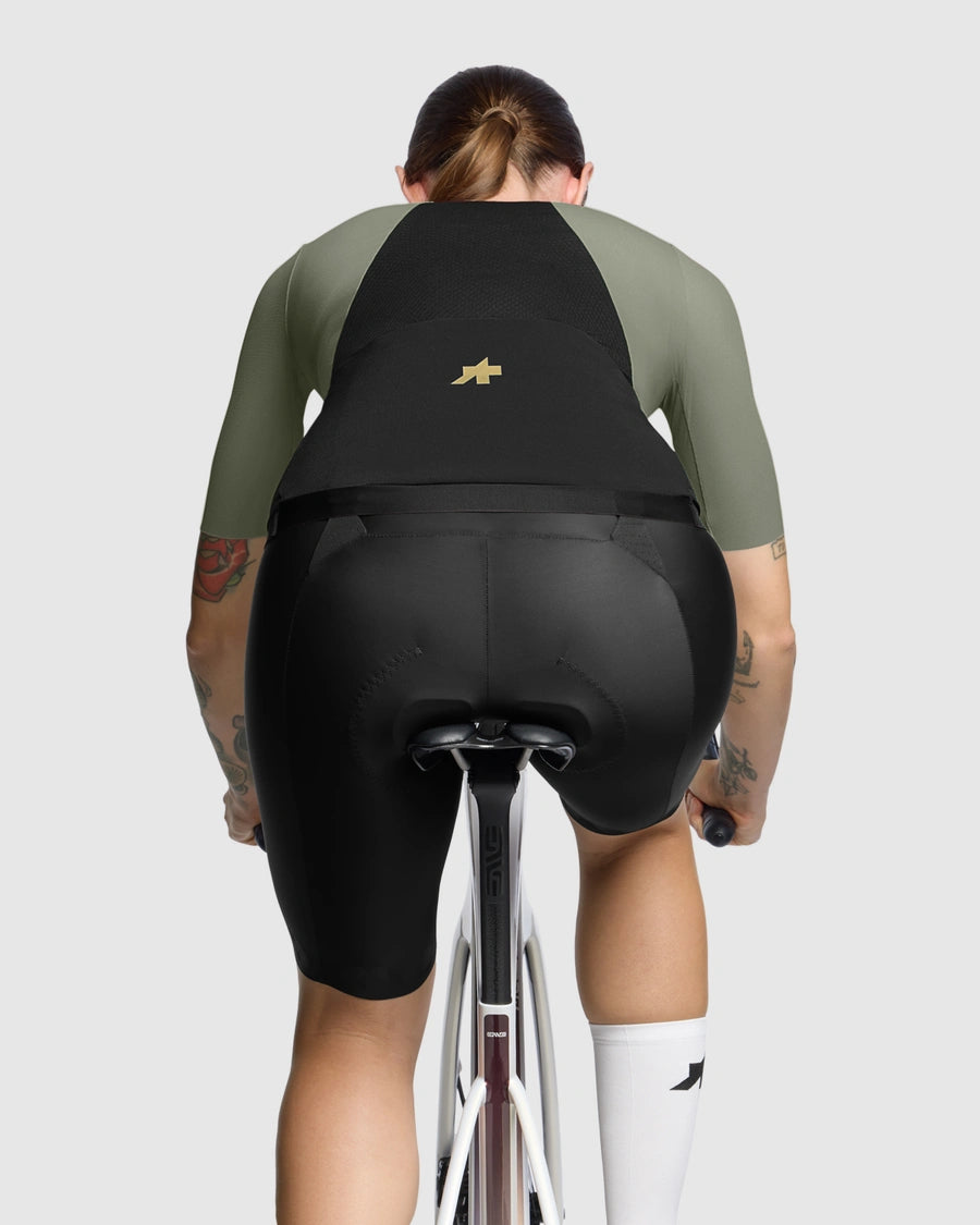 ASSOS UMA GTV S11 Damestrui met korte mouwen Groen