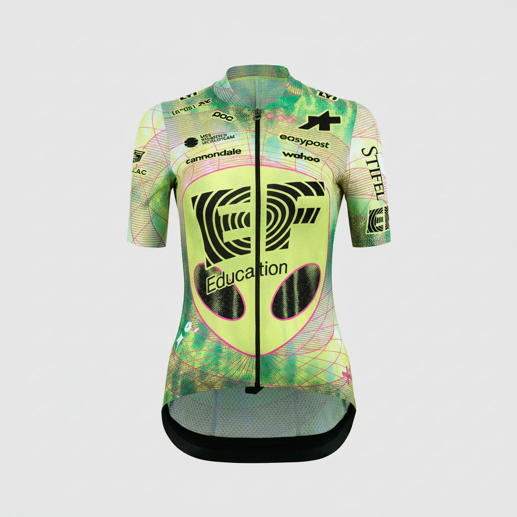 ASSOS UMA GT EDUCATION FIRST GIRO Jersey Korte Mouw Zwart/Geel