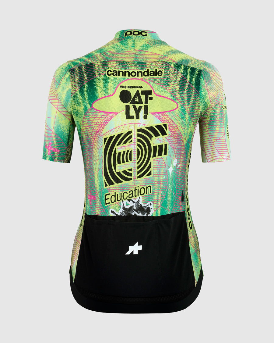 ASSOS UMA GT EDUCATION FIRST GIRO Jersey Korte Mouw Zwart/Geel
