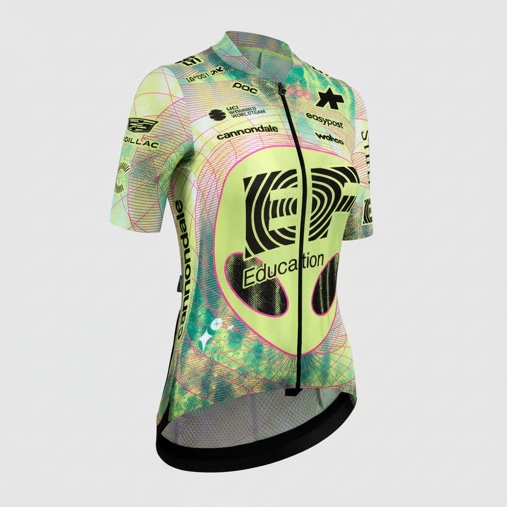 ASSOS UMA GT EDUCATION FIRST GIRO Jersey Korte Mouw Zwart/Geel