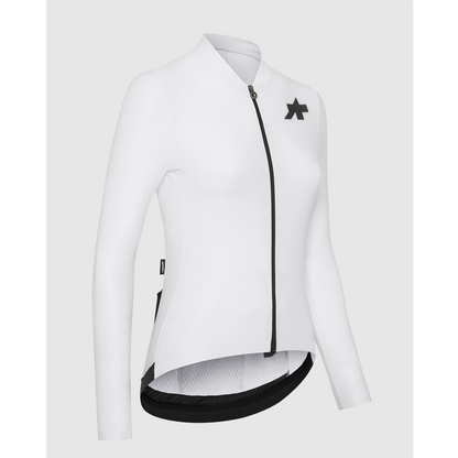 Damesfietsshirt ASSOS UMA GT S11 EVO Lange Mouwen Wit