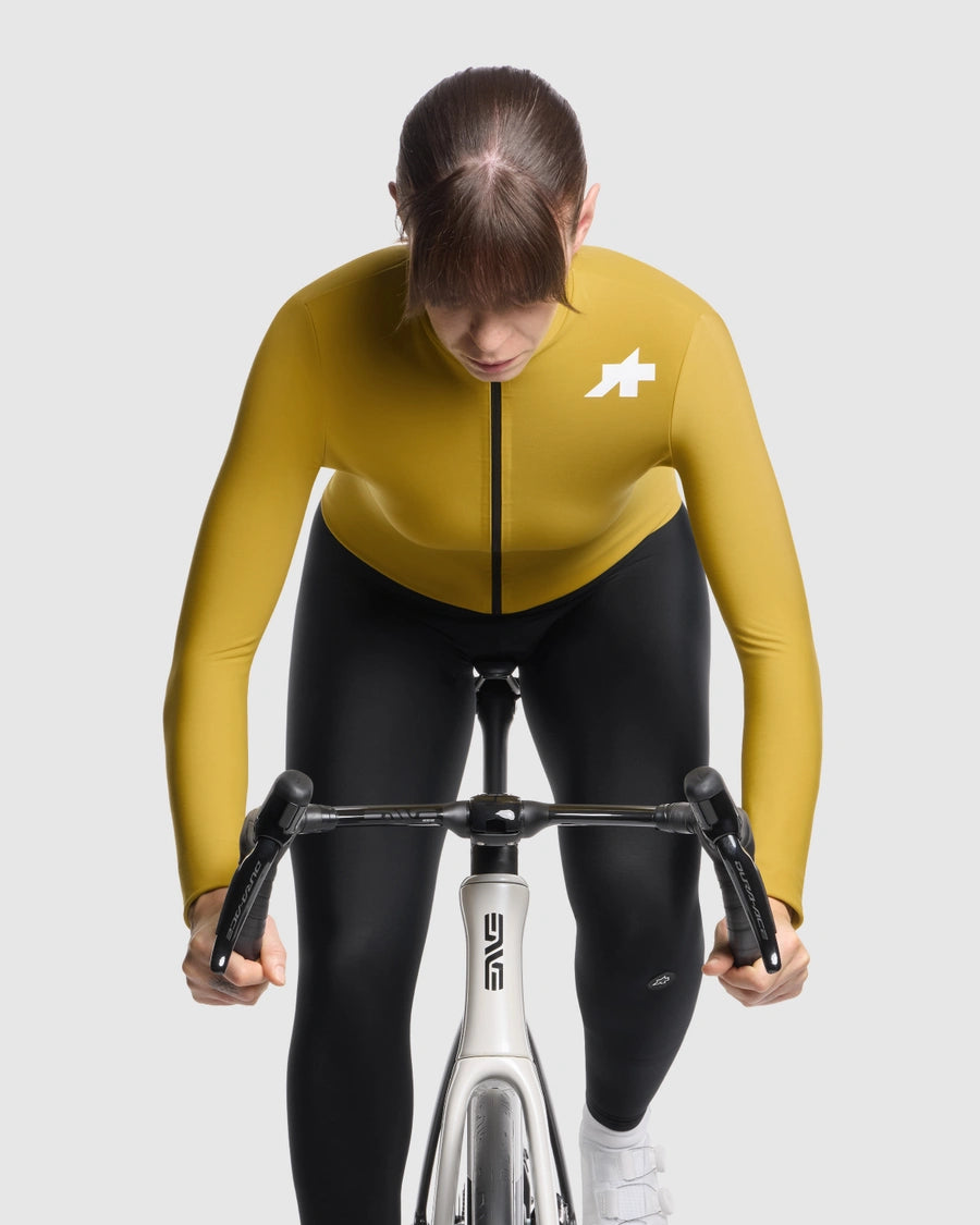 Maillot ASSOS MILLE GT SPRING FALL S11 Manches Longues Femme Jaune