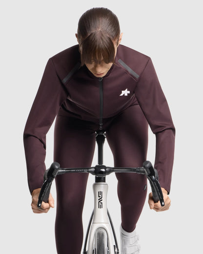 ASSOS MILLE GT SHELL S11 EVO Jas Dames Bruin/Bordeaux