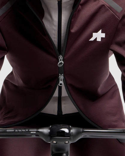 ASSOS MILLE GT SHELL S11 EVO Jas Dames Bruin/Bordeaux