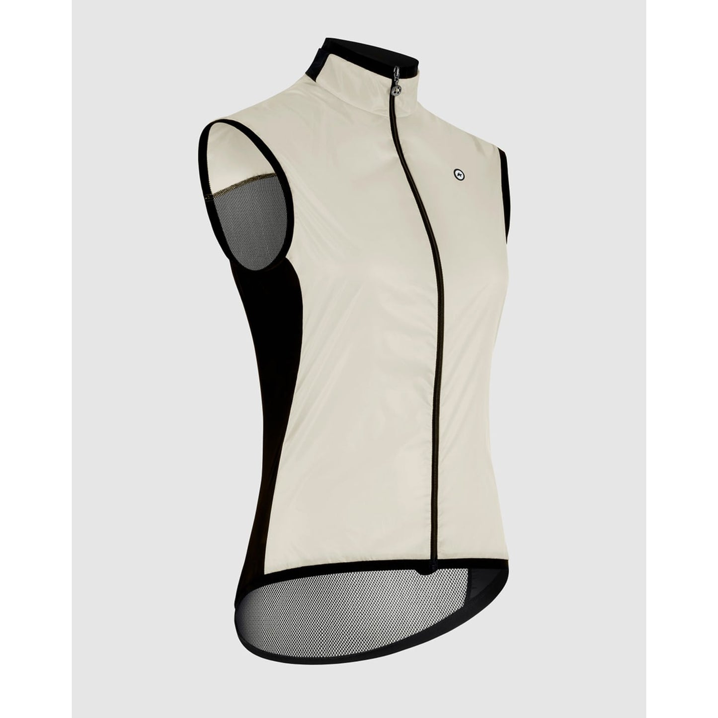 ASSOS UMA GT WIND C2 Mouwloos jack voor dames in beige