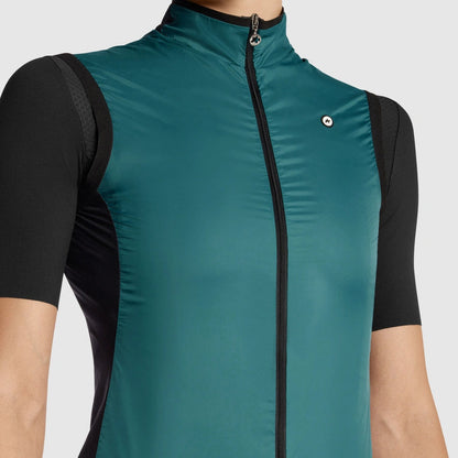 Mouwloos Vest ASSOS UMA GT Wind C2 Dames Foundation Green