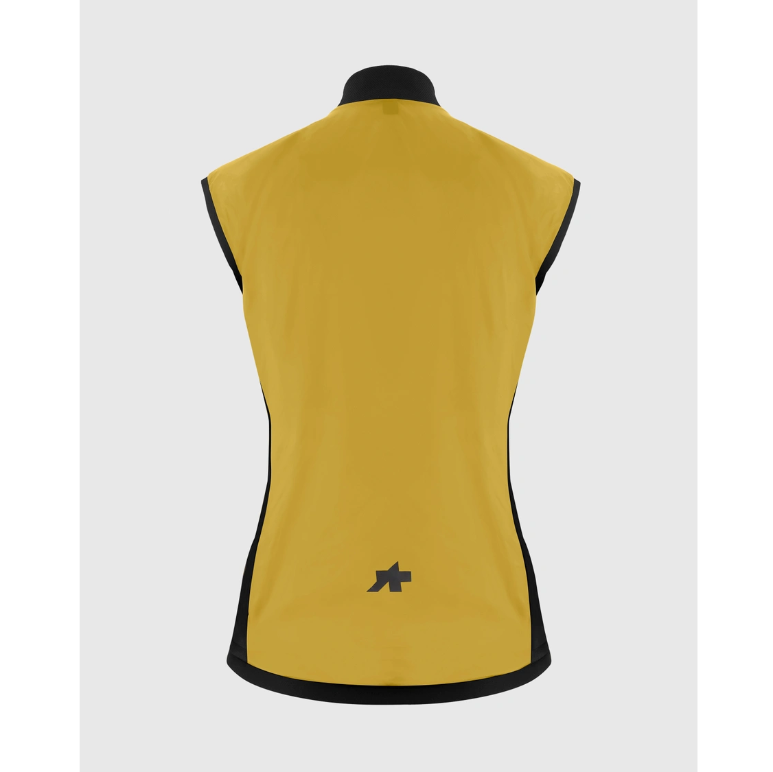 ASSOS UMA GT WIND S11 Goudgele mouwloze jas voor dames