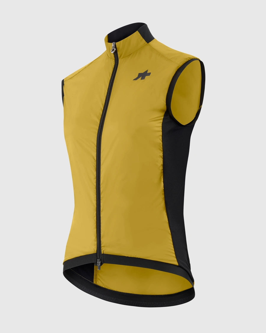 ASSOS UMA GT WIND S11 Goudgele mouwloze jas voor dames