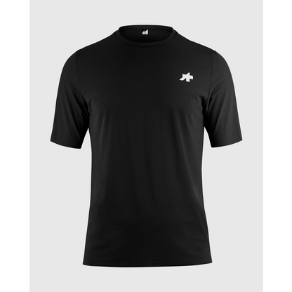 Shirt ASSOS TACTICA POST RIDE T5 Korte Mouwen Zwart