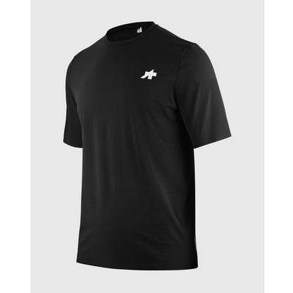 Shirt ASSOS TACTICA POST RIDE T5 Korte Mouwen Zwart