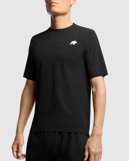 Shirt ASSOS TACTICA POST RIDE T5 Korte Mouwen Zwart