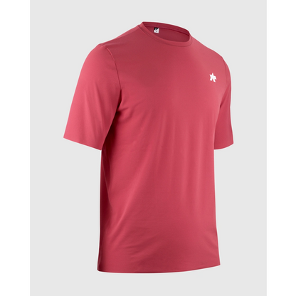 ASSOS TACTICA POST RIDE T5 Kortmouw Fietsshirt Deep Berry