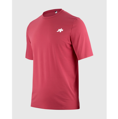 ASSOS TACTICA POST RIDE T5 Kortmouw Fietsshirt Deep Berry