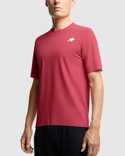 ASSOS TACTICA POST RIDE T5 Kortmouw Fietsshirt Deep Berry