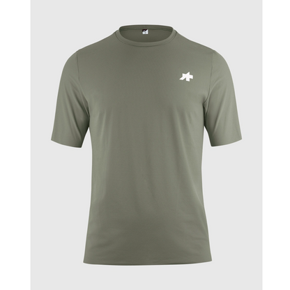 Shirt ASSOS TACTICA POST RIDE T5 Korte Mouwen Groen