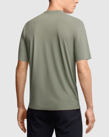Shirt ASSOS TACTICA POST RIDE T5 Korte Mouwen Groen