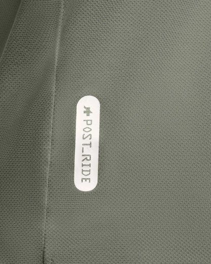 Shirt ASSOS TACTICA POST RIDE T5 Korte Mouwen Groen