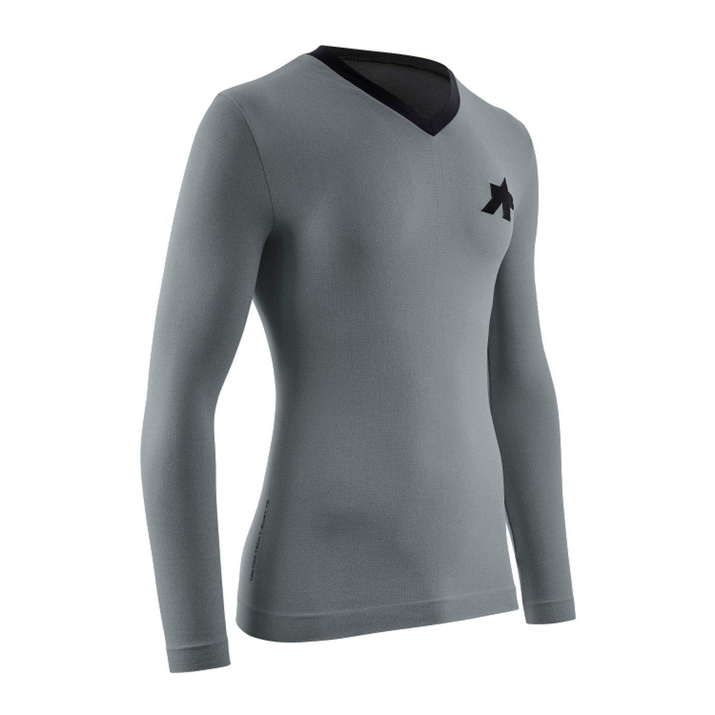 ASSOS TACTICA TECH T5-shirt met lange mouwen, grijs
