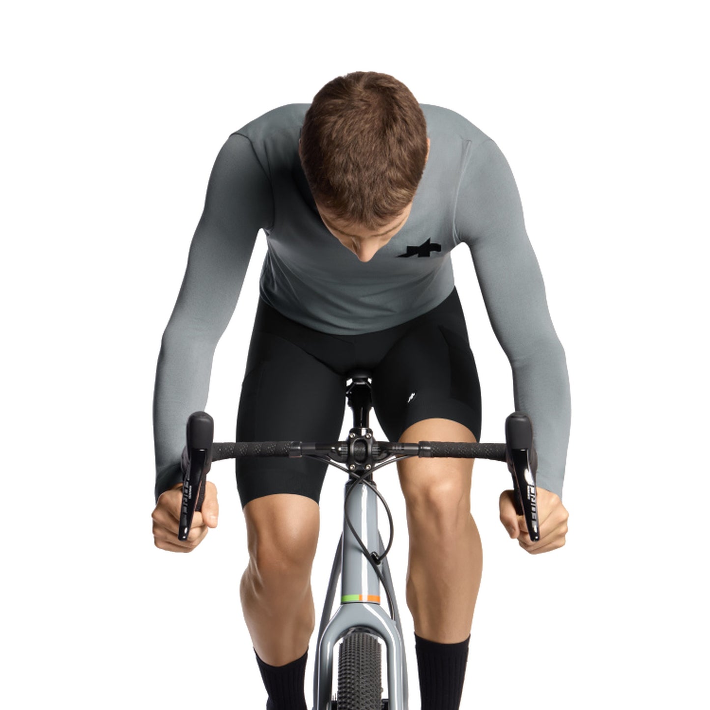 ASSOS TACTICA TECH T5-shirt met lange mouwen, grijs