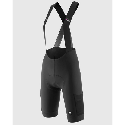 Korte Bretelleshort ASSOS TACTICA KIESKAFER T5 GRAVEL Dames Zwart