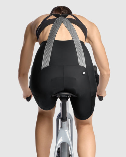 Korte Bretelleshort ASSOS TACTICA KIESKAFER T5 GRAVEL Dames Zwart
