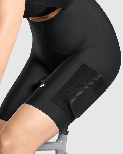Korte Bretelleshort ASSOS TACTICA KIESKAFER T5 GRAVEL Dames Zwart