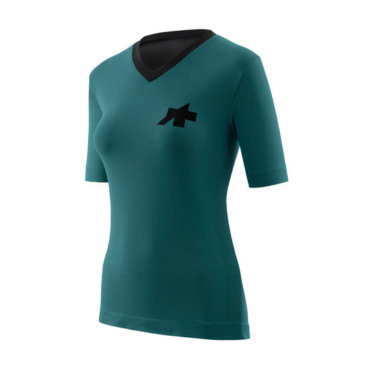 ASSOS TACTICA TECH T5 Korte Mouw Jersey Dames Groen