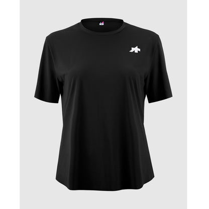 Shirt ASSOS TACTICA POST RIDE T5 Korte Mouwen Dames Zwart