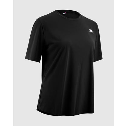 Shirt ASSOS TACTICA POST RIDE T5 Korte Mouwen Dames Zwart